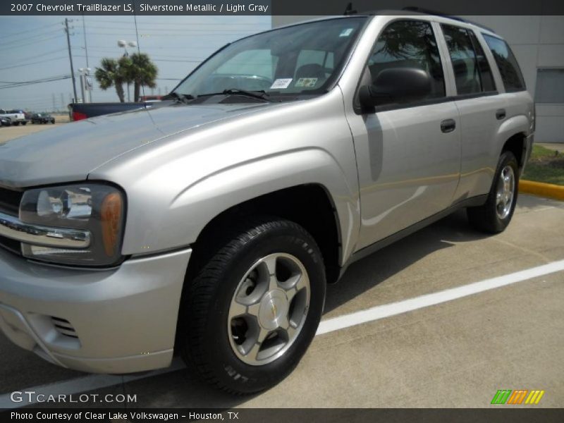 Silverstone Metallic / Light Gray 2007 Chevrolet TrailBlazer LS