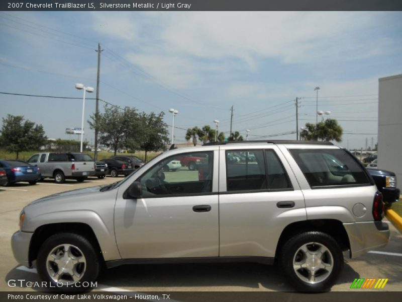 Silverstone Metallic / Light Gray 2007 Chevrolet TrailBlazer LS
