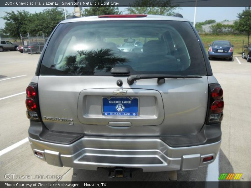 Silverstone Metallic / Light Gray 2007 Chevrolet TrailBlazer LS