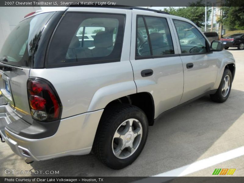 Silverstone Metallic / Light Gray 2007 Chevrolet TrailBlazer LS
