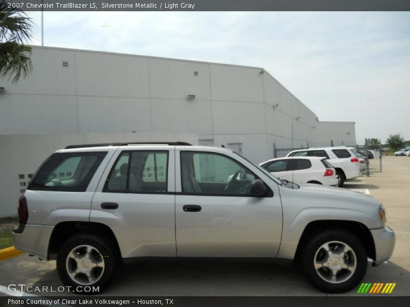 Silverstone Metallic / Light Gray 2007 Chevrolet TrailBlazer LS