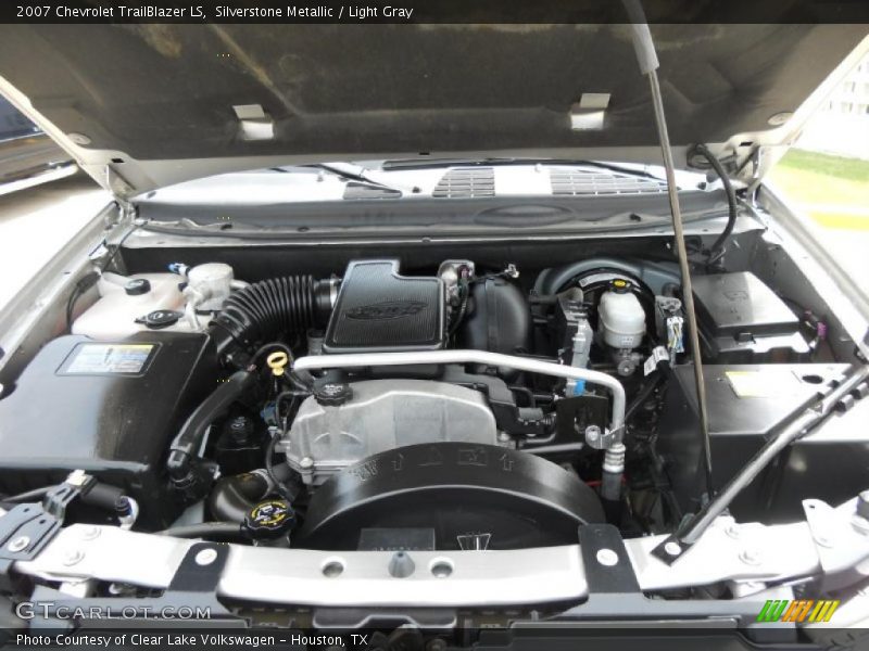 Silverstone Metallic / Light Gray 2007 Chevrolet TrailBlazer LS
