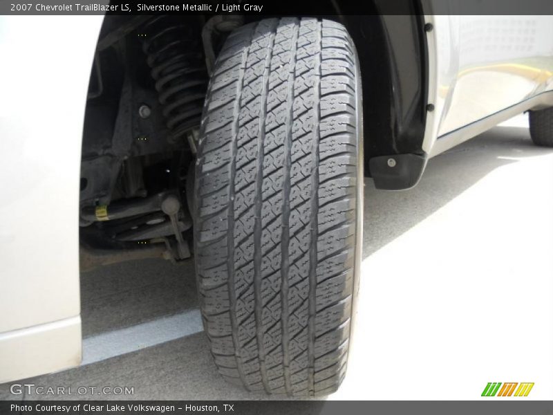 Silverstone Metallic / Light Gray 2007 Chevrolet TrailBlazer LS