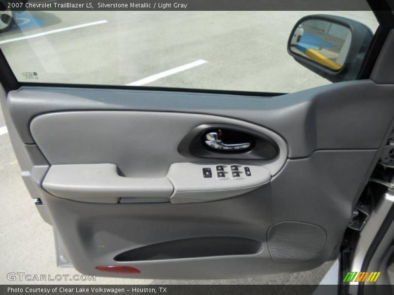 Silverstone Metallic / Light Gray 2007 Chevrolet TrailBlazer LS
