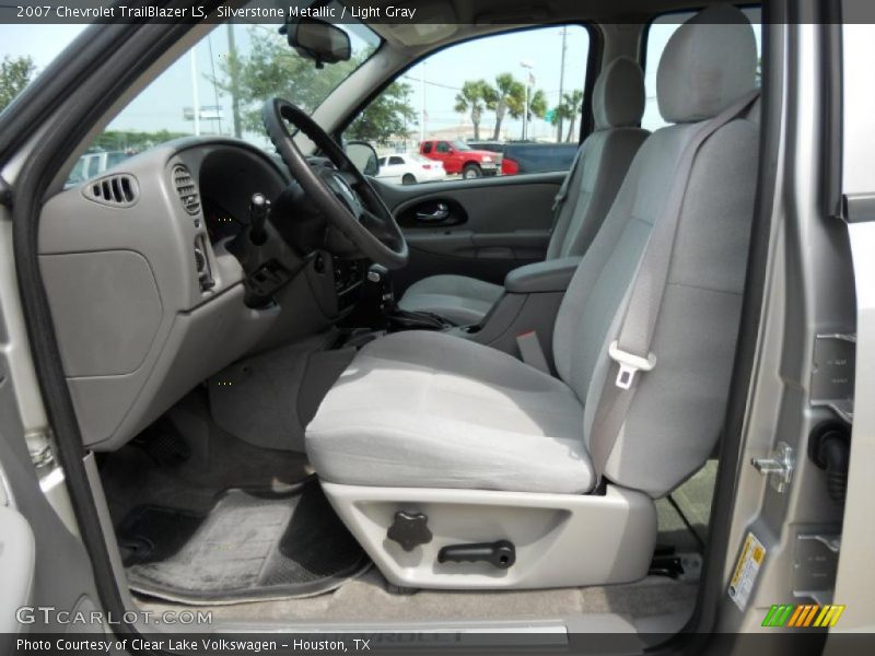 Silverstone Metallic / Light Gray 2007 Chevrolet TrailBlazer LS