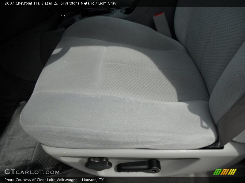 Silverstone Metallic / Light Gray 2007 Chevrolet TrailBlazer LS