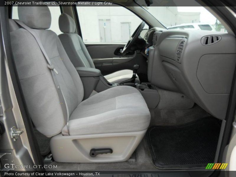 Silverstone Metallic / Light Gray 2007 Chevrolet TrailBlazer LS