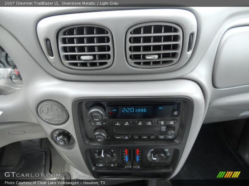 Silverstone Metallic / Light Gray 2007 Chevrolet TrailBlazer LS
