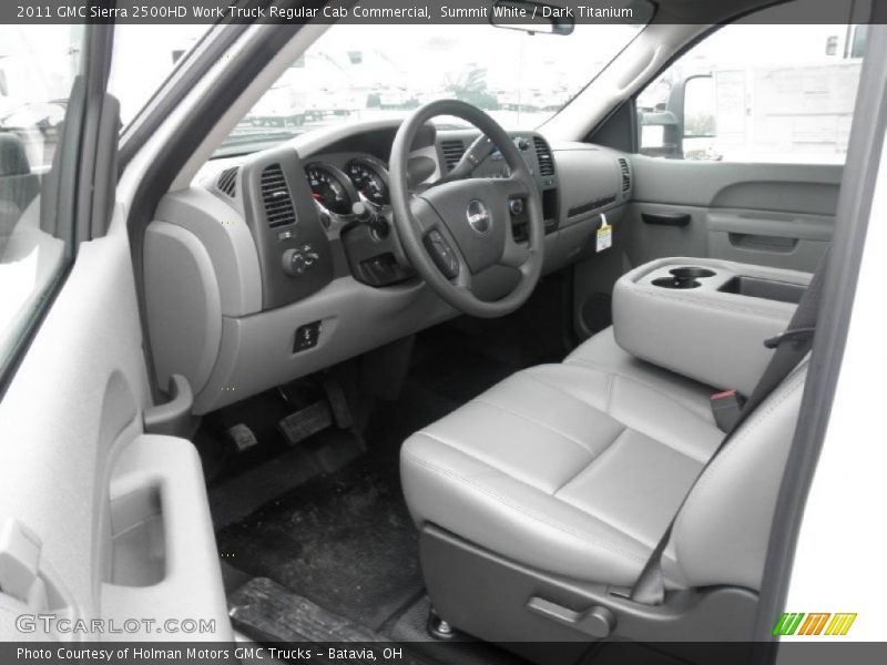 Summit White / Dark Titanium 2011 GMC Sierra 2500HD Work Truck Regular Cab Commercial