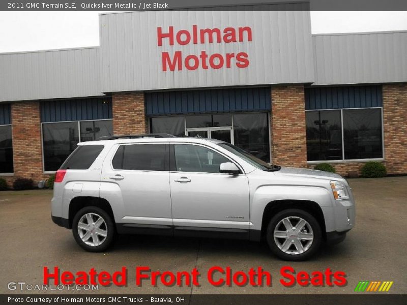 Quicksilver Metallic / Jet Black 2011 GMC Terrain SLE