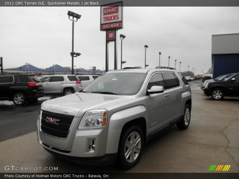 Quicksilver Metallic / Jet Black 2011 GMC Terrain SLE