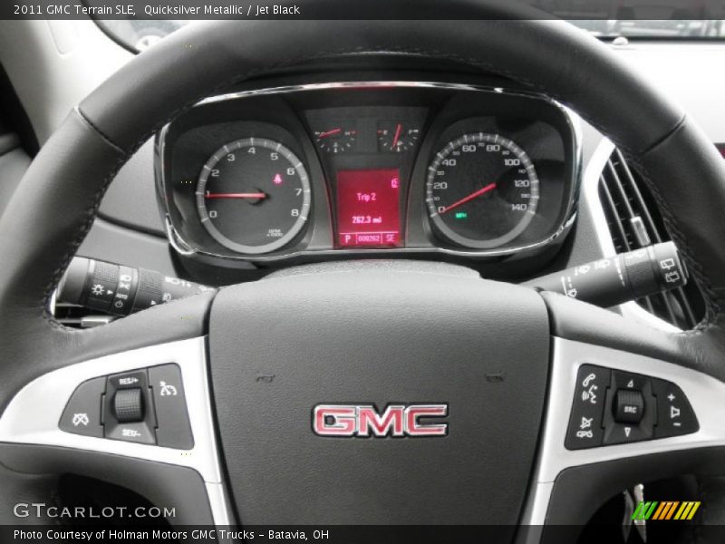 Quicksilver Metallic / Jet Black 2011 GMC Terrain SLE