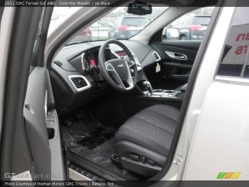 Gold Mist Metallic / Jet Black 2011 GMC Terrain SLE AWD
