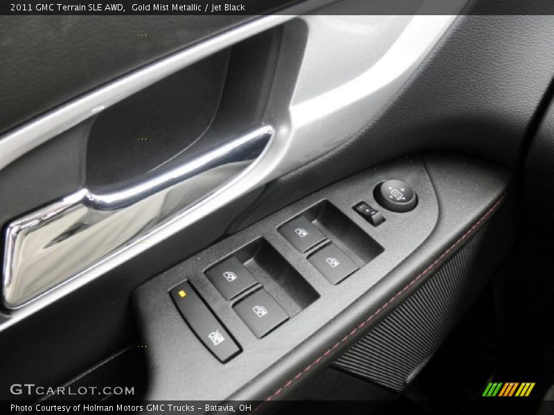 Gold Mist Metallic / Jet Black 2011 GMC Terrain SLE AWD