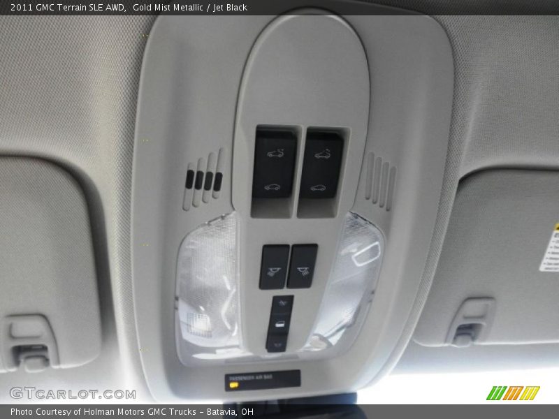 Gold Mist Metallic / Jet Black 2011 GMC Terrain SLE AWD