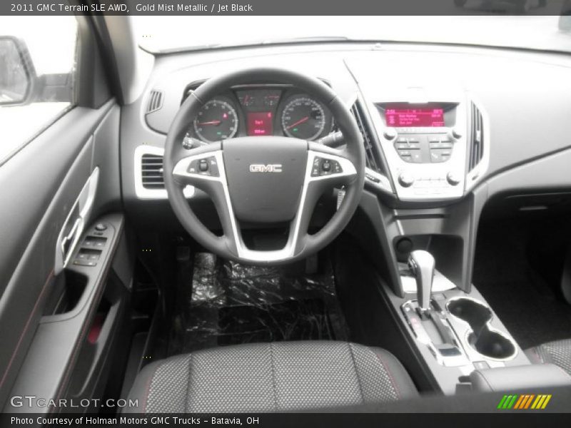 Gold Mist Metallic / Jet Black 2011 GMC Terrain SLE AWD