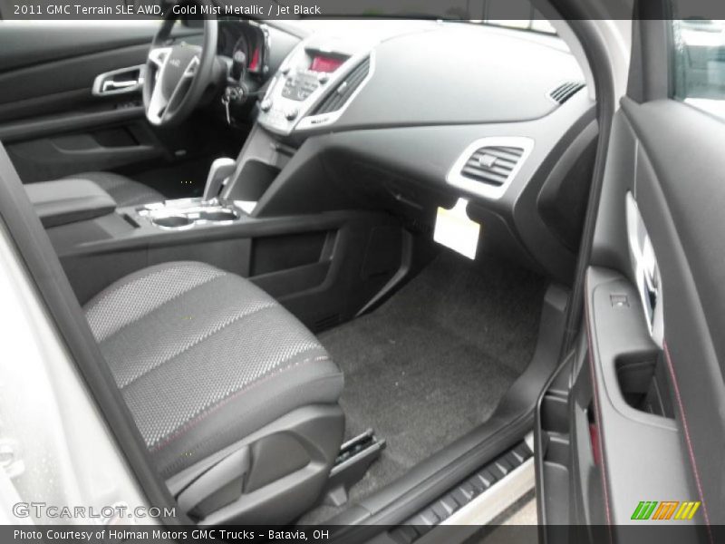 Gold Mist Metallic / Jet Black 2011 GMC Terrain SLE AWD