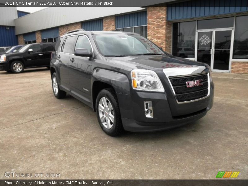 Cyber Gray Metallic / Jet Black 2011 GMC Terrain SLE AWD