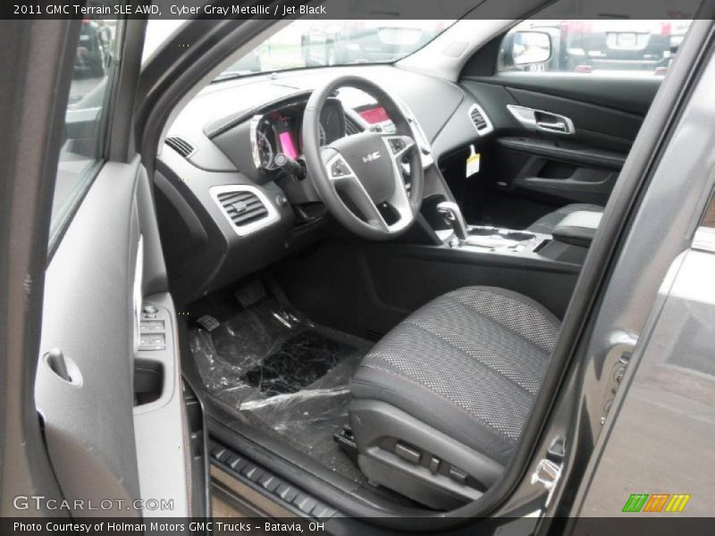 Cyber Gray Metallic / Jet Black 2011 GMC Terrain SLE AWD