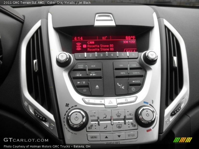 Cyber Gray Metallic / Jet Black 2011 GMC Terrain SLE AWD