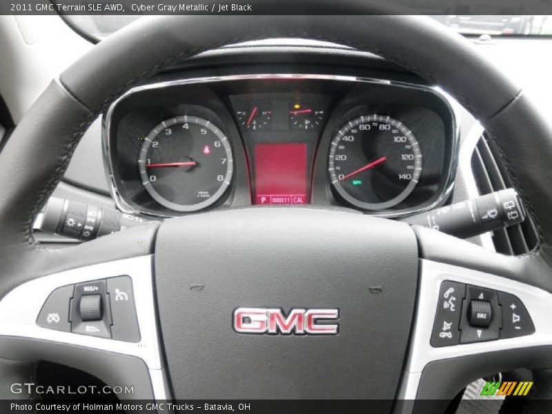 Cyber Gray Metallic / Jet Black 2011 GMC Terrain SLE AWD