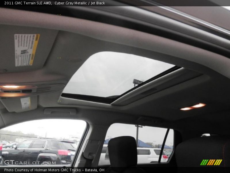 Cyber Gray Metallic / Jet Black 2011 GMC Terrain SLE AWD
