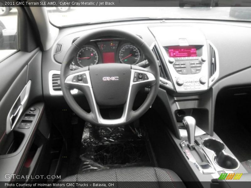 Cyber Gray Metallic / Jet Black 2011 GMC Terrain SLE AWD
