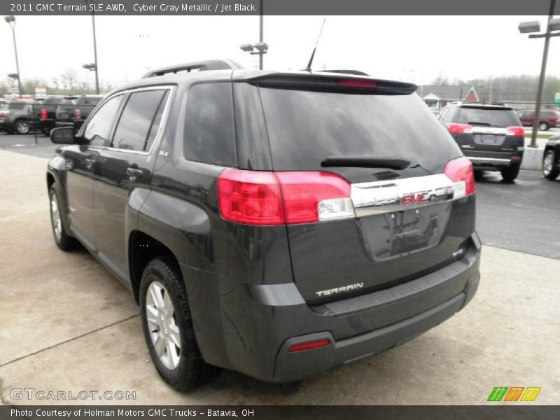 Cyber Gray Metallic / Jet Black 2011 GMC Terrain SLE AWD