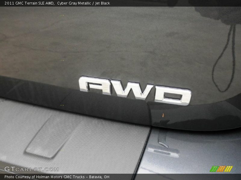 Cyber Gray Metallic / Jet Black 2011 GMC Terrain SLE AWD