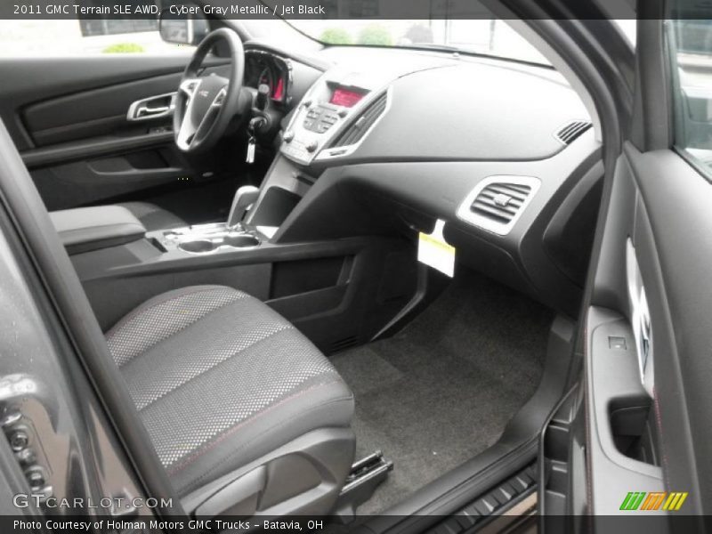 Cyber Gray Metallic / Jet Black 2011 GMC Terrain SLE AWD