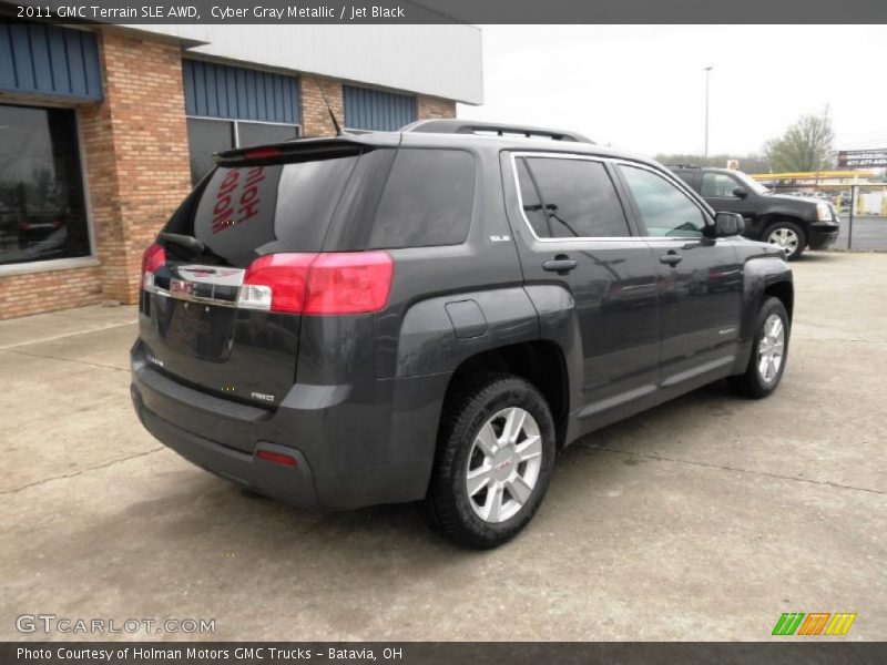 Cyber Gray Metallic / Jet Black 2011 GMC Terrain SLE AWD