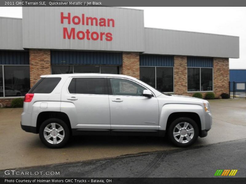 Quicksilver Metallic / Jet Black 2011 GMC Terrain SLE