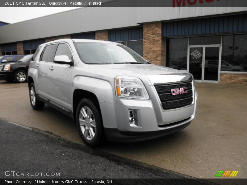 Quicksilver Metallic / Jet Black 2011 GMC Terrain SLE
