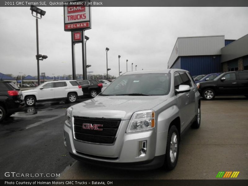 Quicksilver Metallic / Jet Black 2011 GMC Terrain SLE