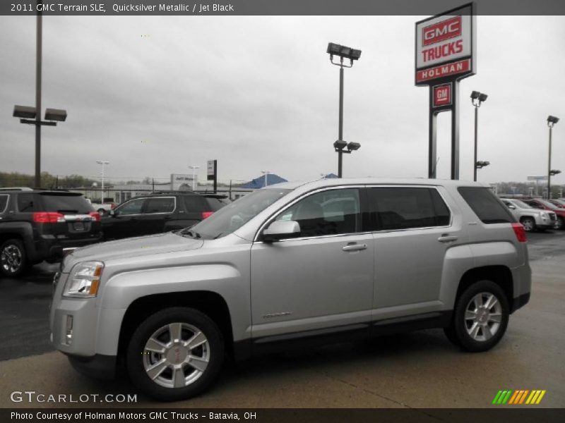 Quicksilver Metallic / Jet Black 2011 GMC Terrain SLE