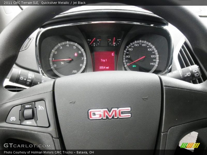 Quicksilver Metallic / Jet Black 2011 GMC Terrain SLE