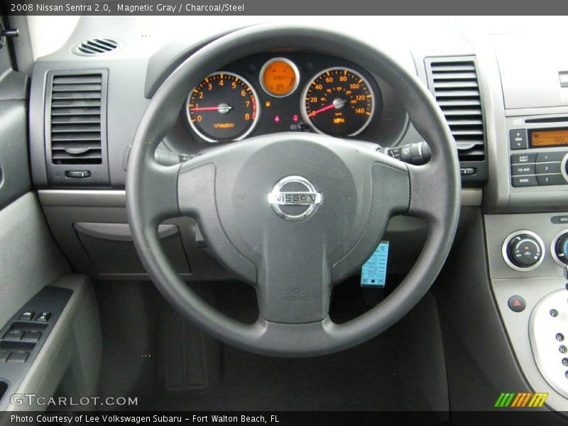 Magnetic Gray / Charcoal/Steel 2008 Nissan Sentra 2.0