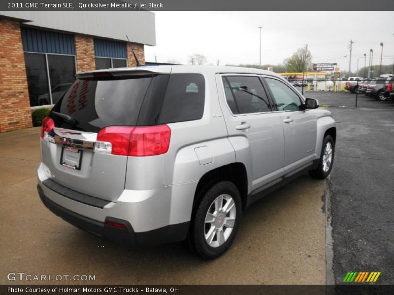 Quicksilver Metallic / Jet Black 2011 GMC Terrain SLE
