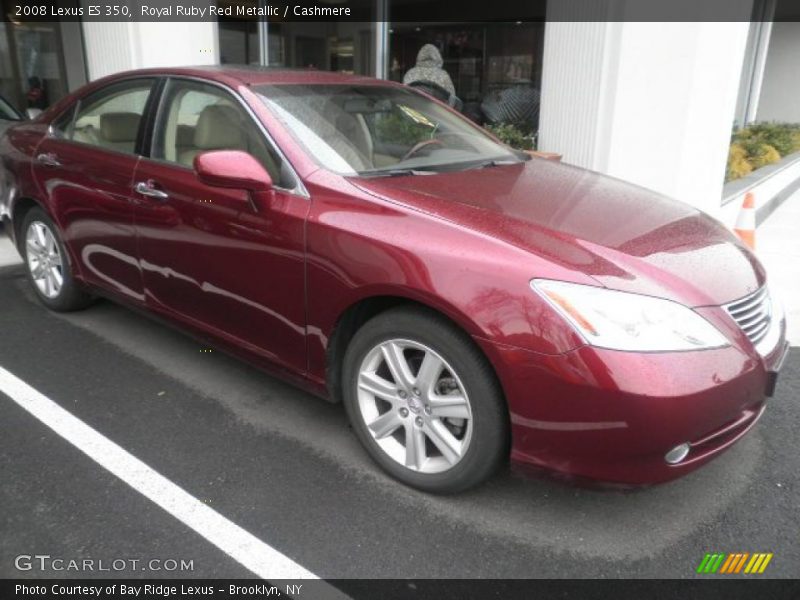 Royal Ruby Red Metallic / Cashmere 2008 Lexus ES 350