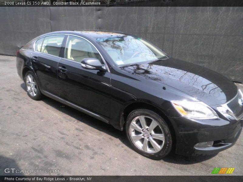 Obsidian Black / Cashmere 2008 Lexus GS 350 AWD