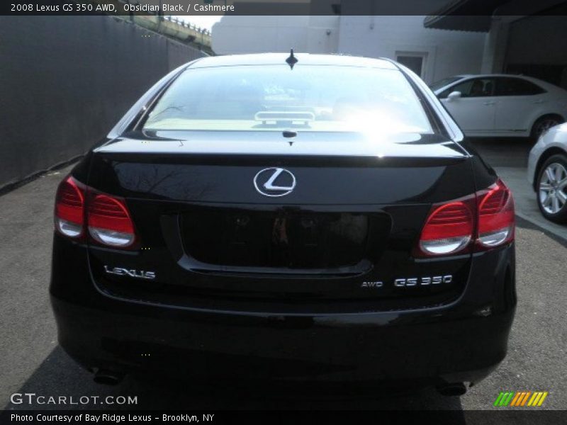 Obsidian Black / Cashmere 2008 Lexus GS 350 AWD