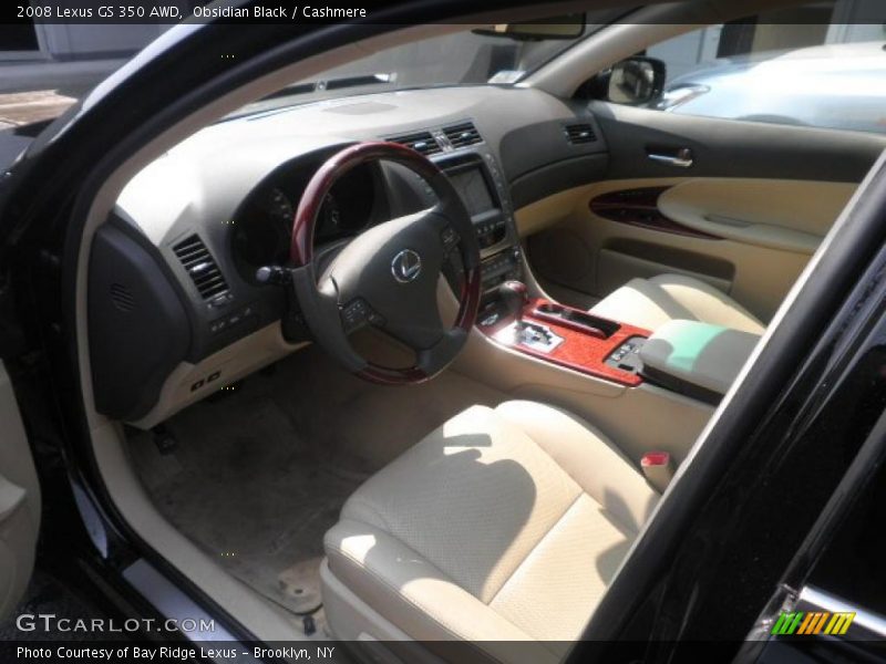 Obsidian Black / Cashmere 2008 Lexus GS 350 AWD