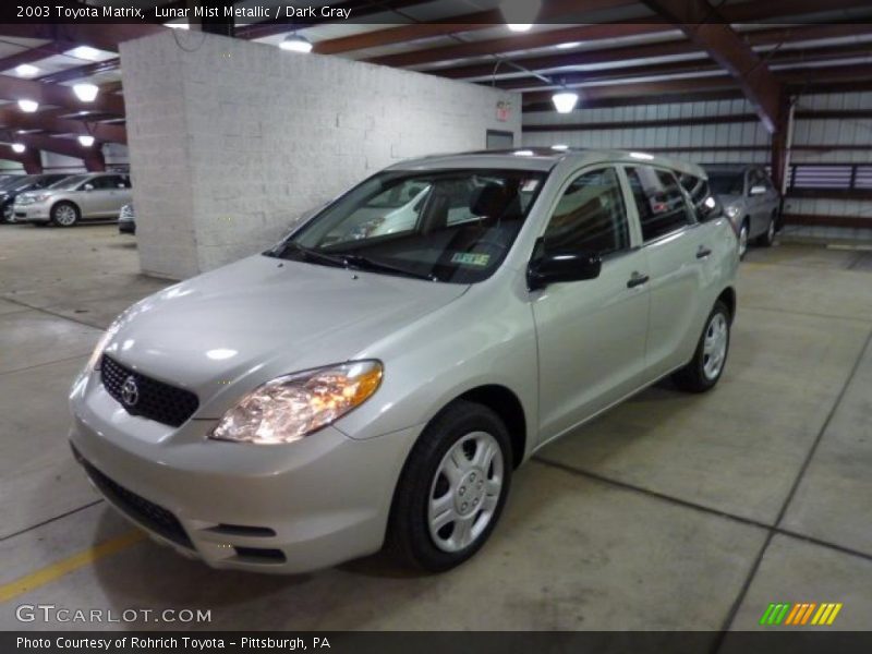 Lunar Mist Metallic / Dark Gray 2003 Toyota Matrix