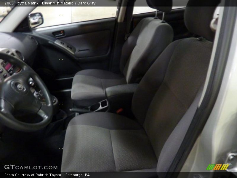 Lunar Mist Metallic / Dark Gray 2003 Toyota Matrix
