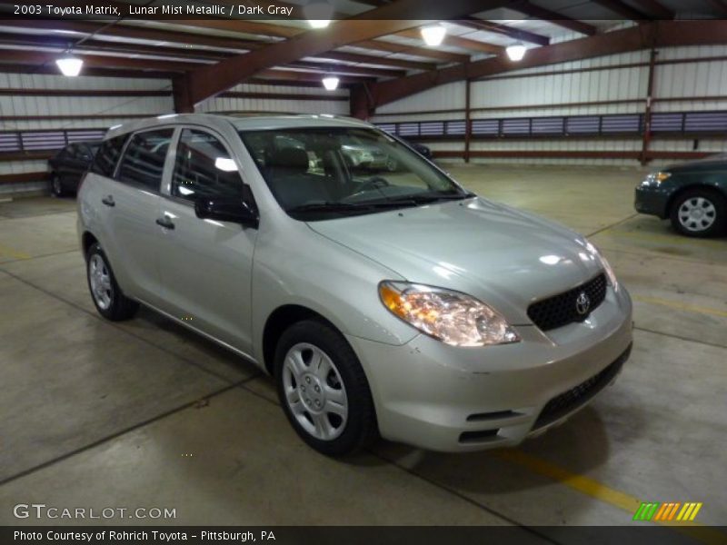 Lunar Mist Metallic / Dark Gray 2003 Toyota Matrix