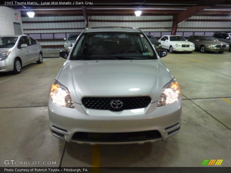 Lunar Mist Metallic / Dark Gray 2003 Toyota Matrix