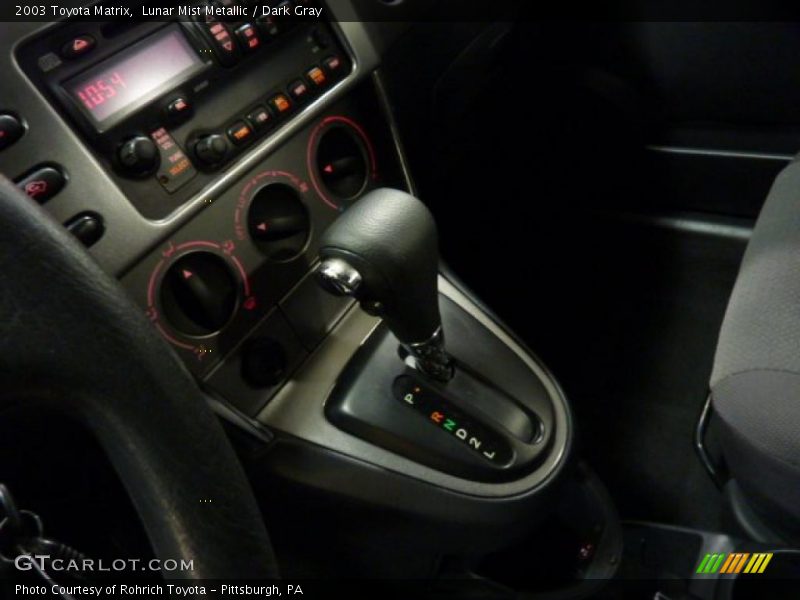 Lunar Mist Metallic / Dark Gray 2003 Toyota Matrix