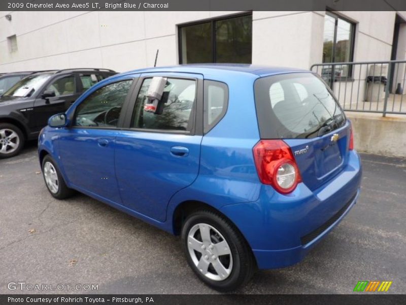 Bright Blue / Charcoal 2009 Chevrolet Aveo Aveo5 LT