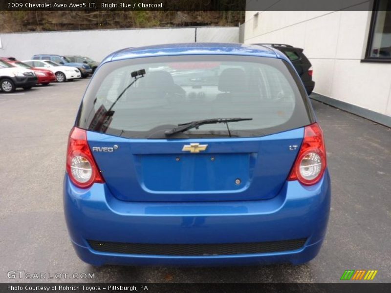 Bright Blue / Charcoal 2009 Chevrolet Aveo Aveo5 LT