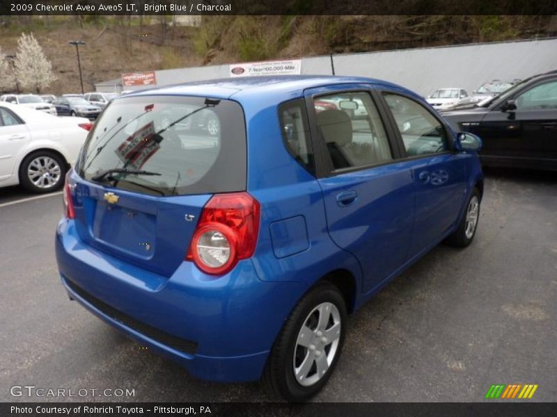 Bright Blue / Charcoal 2009 Chevrolet Aveo Aveo5 LT